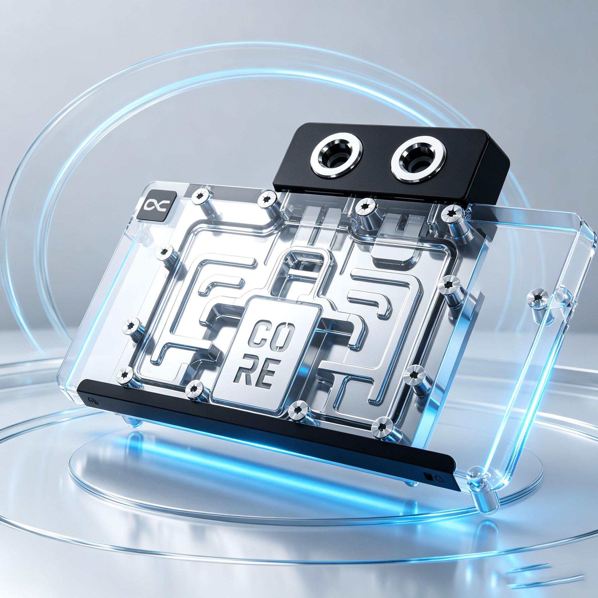 Rtx 4090 Water Block - Водоблок Alphacool Core для видеокарты PowerColor