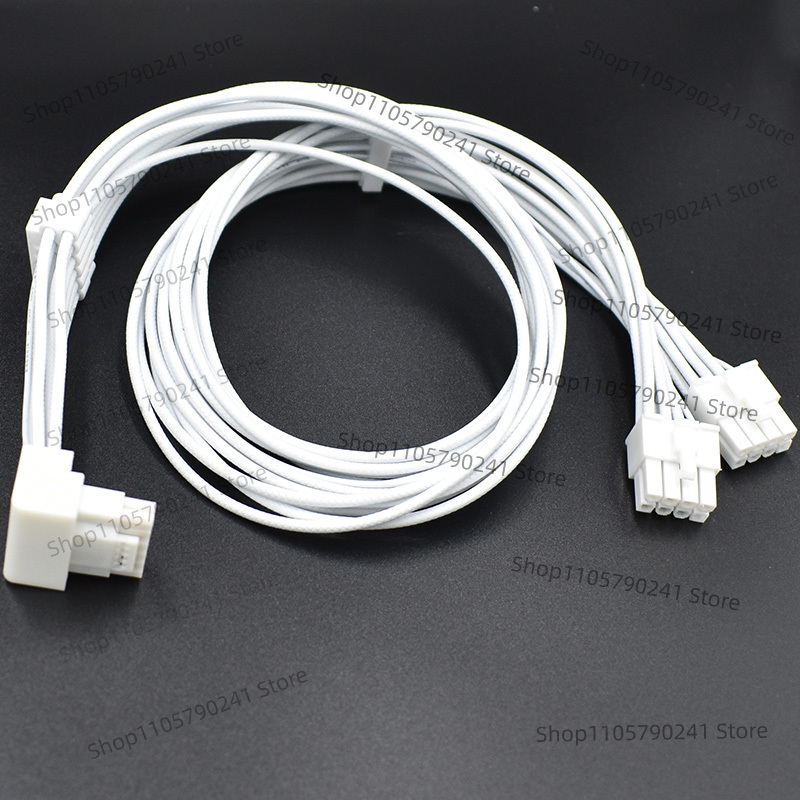 Белый кабель 16AWG с плетеным  – обзор и цена Dual 8Pin To 16Pin 12Vhpwr Cable