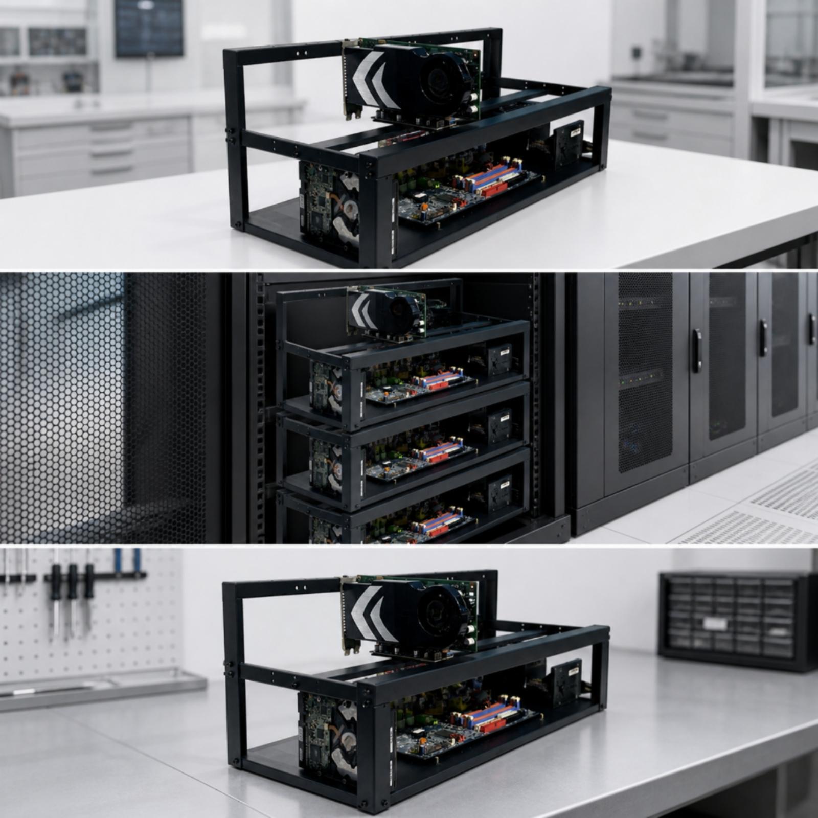 Открытая стойка для майнинг-об – обзор и цена Gpu Mining Rig Frame 8 Gpu