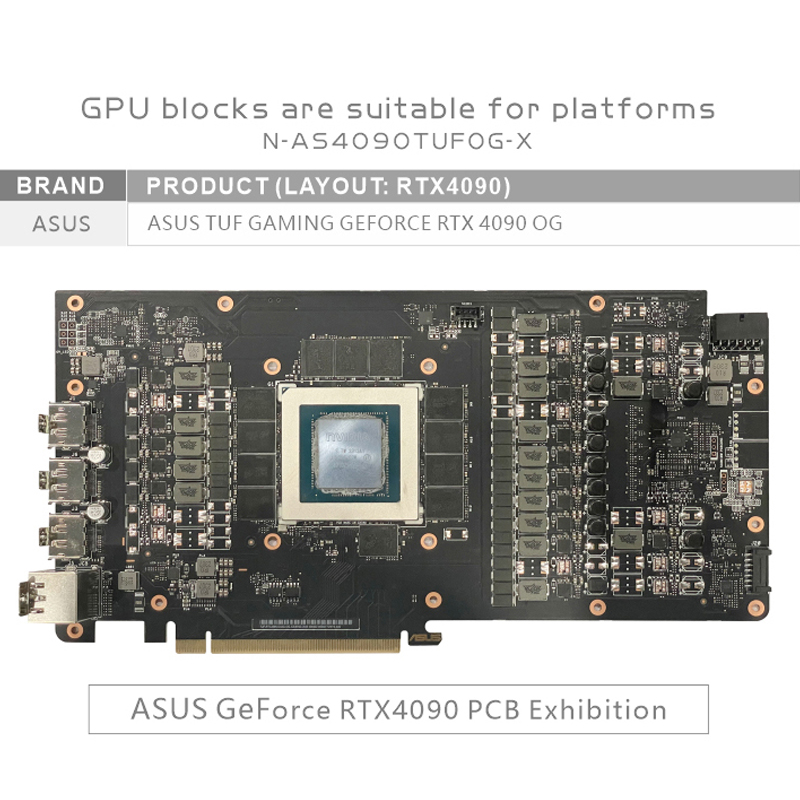 Блок охлаждения графического п – обзор и цена Rtx 4090 Water Block